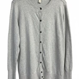 L.L. Bean Heather Gray Women's Cardigan